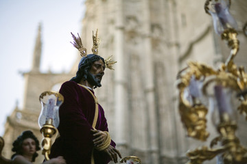 Our Father Jesus the Captive, Santa Genoveva brotherhood, Holy Week 2008, Seville, Spain
