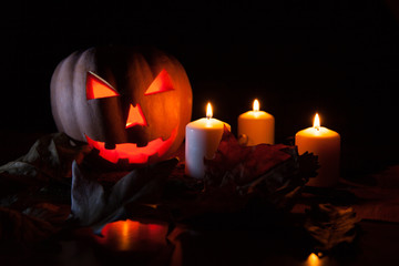 tarjeta  de felicitación para la fiesta de Halloween