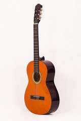 Guitar on a white background