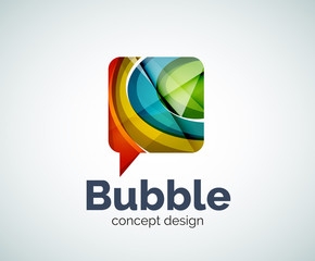 Bubble logo template