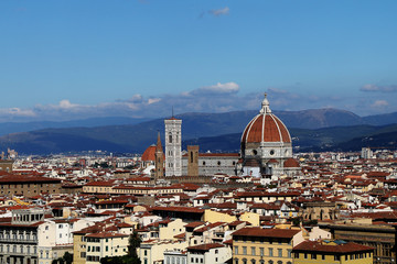 Fototapeta na wymiar view of the Cathedral di Santa Maria del Fiore. Florence. Italy.
