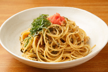 高菜と明太子のスパゲッティー