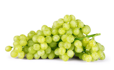 white grape on white background
