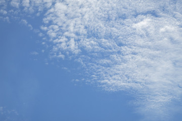 Fototapeta premium Blue sky background with cloud.