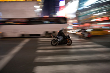 Rider in New York