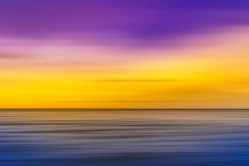 abstract motion blur sea in colorful filter and vintage filter