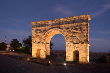 Roman arch of  Medinaceli, (2nd-3rd century), Soria province, Castilla-Leon,Spain