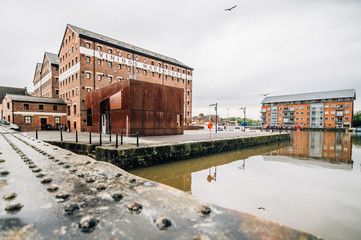 Gloucester Docks at sunset