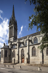 Saint Matthiew church, town of Quimper, departament of Finistere, region of Brittany, France