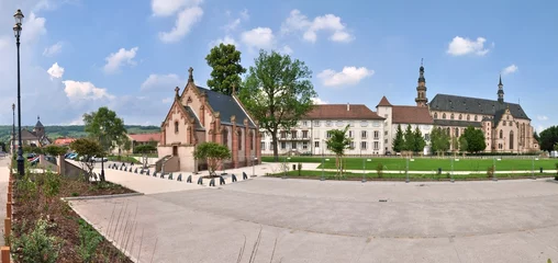Photo sur Plexiglas Monument Ensemble architectural de l'église Saint-Georges de Molsheim en Alsace