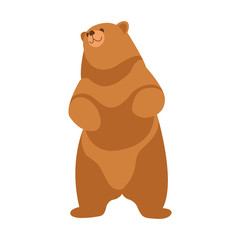  bear adult vector illustration style Flat