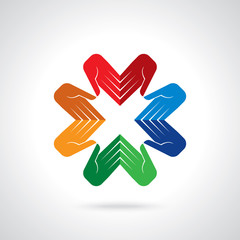 design for teamwork concept