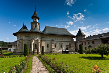 Fototapeta premium Putna Monastery in summer