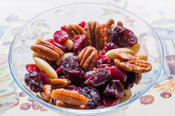 Nuts and dried berries