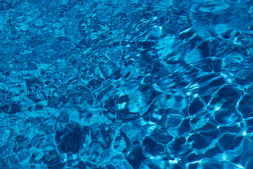 blue swimming pool water