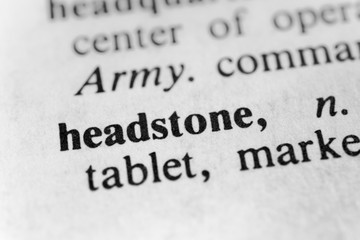 Obraz premium Headstone