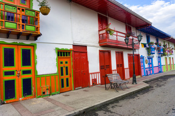 Colorful Colonial Architecture