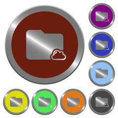 Color cloud folder buttons