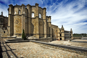 San Benito convent (16th century), Alcantara, Caceres, Spain - obrazy, fototapety, plakaty