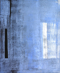 Niebieskie malarstwo abstrakcyjne - 122986597