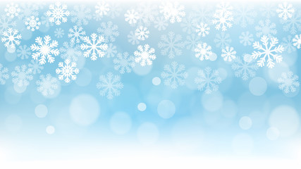 Christmas Background, Snowflakes, Wallpaper, Snow - 122989702