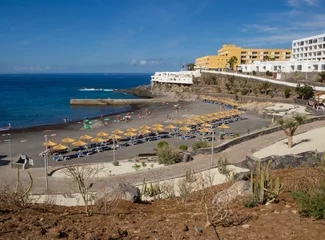 Türaufkleber Callao Salvaje beach in Tenerife island. Canary islands. Spain © rimskii