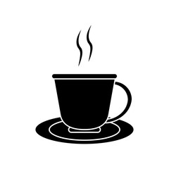 coffee cup icon. Coffe time drink breakfast and beverage theme. Isolated design. Vector illustration