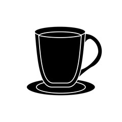 coffee mug icon. Coffe time drink breakfast and beverage theme. Isolated design. Vector illustration
