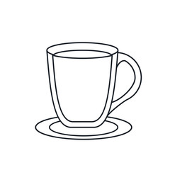 coffee mug icon. Coffe time drink breakfast and beverage theme. Isolated design. Vector illustration