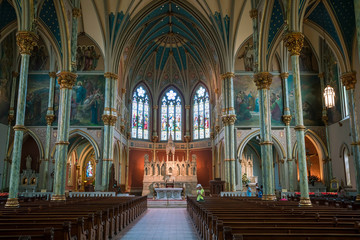 Fototapeta na wymiar St John the Baptist Cathedral in Savannah Georgia