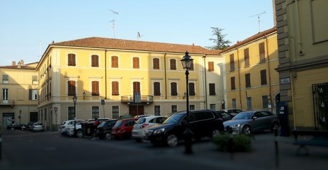Fototapeta na wymiar Piazza San Rocco Tortona