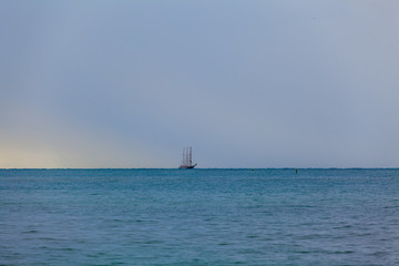 ship at sea