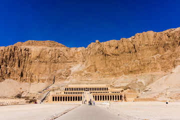 Luxor, Egypt - Oktober 15: The temple of Hatshepsut near Luxor i