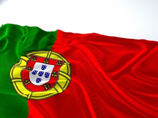 Waving portugual Flag