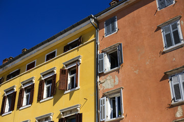 Fototapeta na wymiar Building in Rovinj, Istria - Croatia