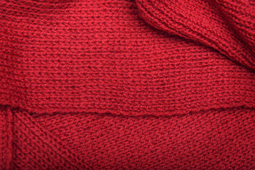 Texture of the knitted fabric.