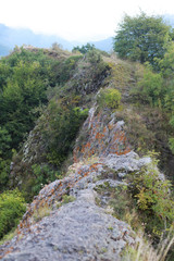 Fototapeta na wymiar crest of the hill, Karachay-Cherkessia