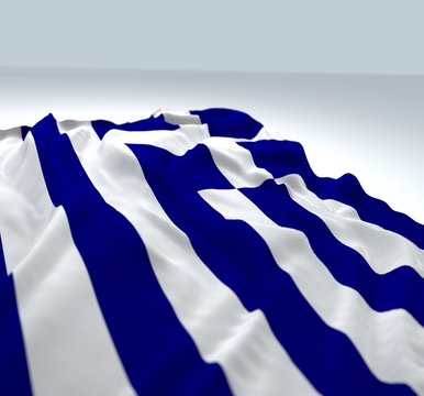 Waving grrece Flag