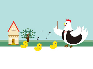 にわとりの合唱