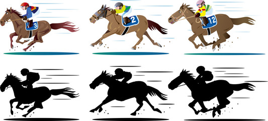 Fototapeta premium 競馬