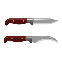 Kitchen knife vector