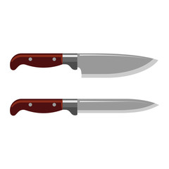 Kitchen knife vector