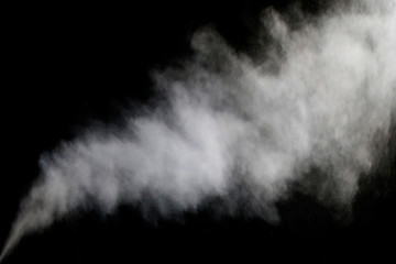 texture of smoke on a black background