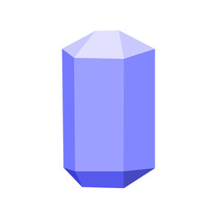 gemstone, diamond colorful stone isolated on white background