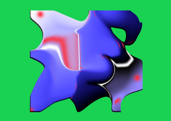  My pictures, in the form of obscure shapes, symbols