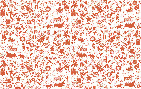 Vector ornament background. Resizeable pattern backdrop
