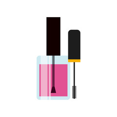 female make up product isolated icon vector illustration design