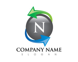 N Letter Exchange Logo