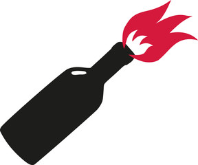 Molotov cocktail icon