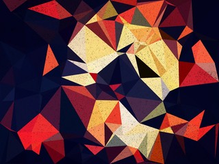 Black and brown triangle Abstract background